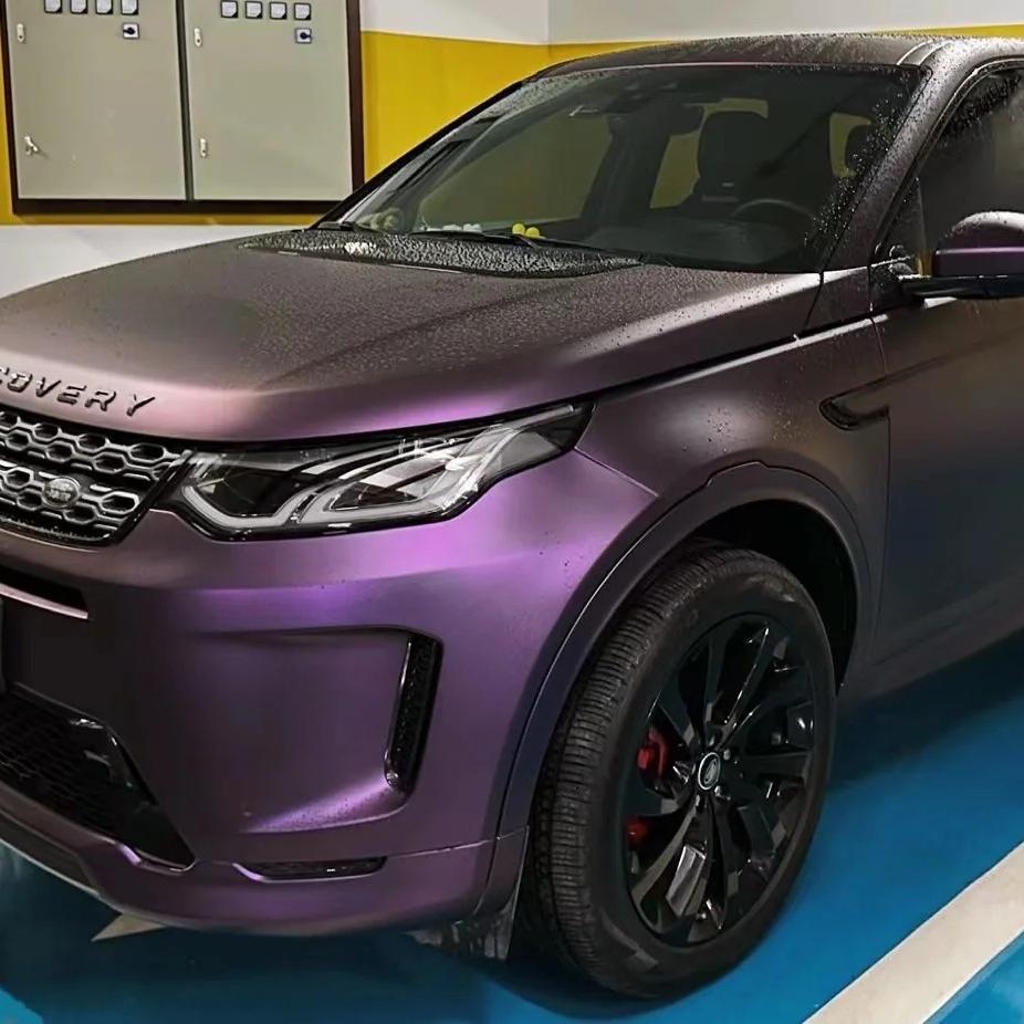 Matte Magic Purple Russian Violet Purple Car Vinyl Wrap PET review Storm 01