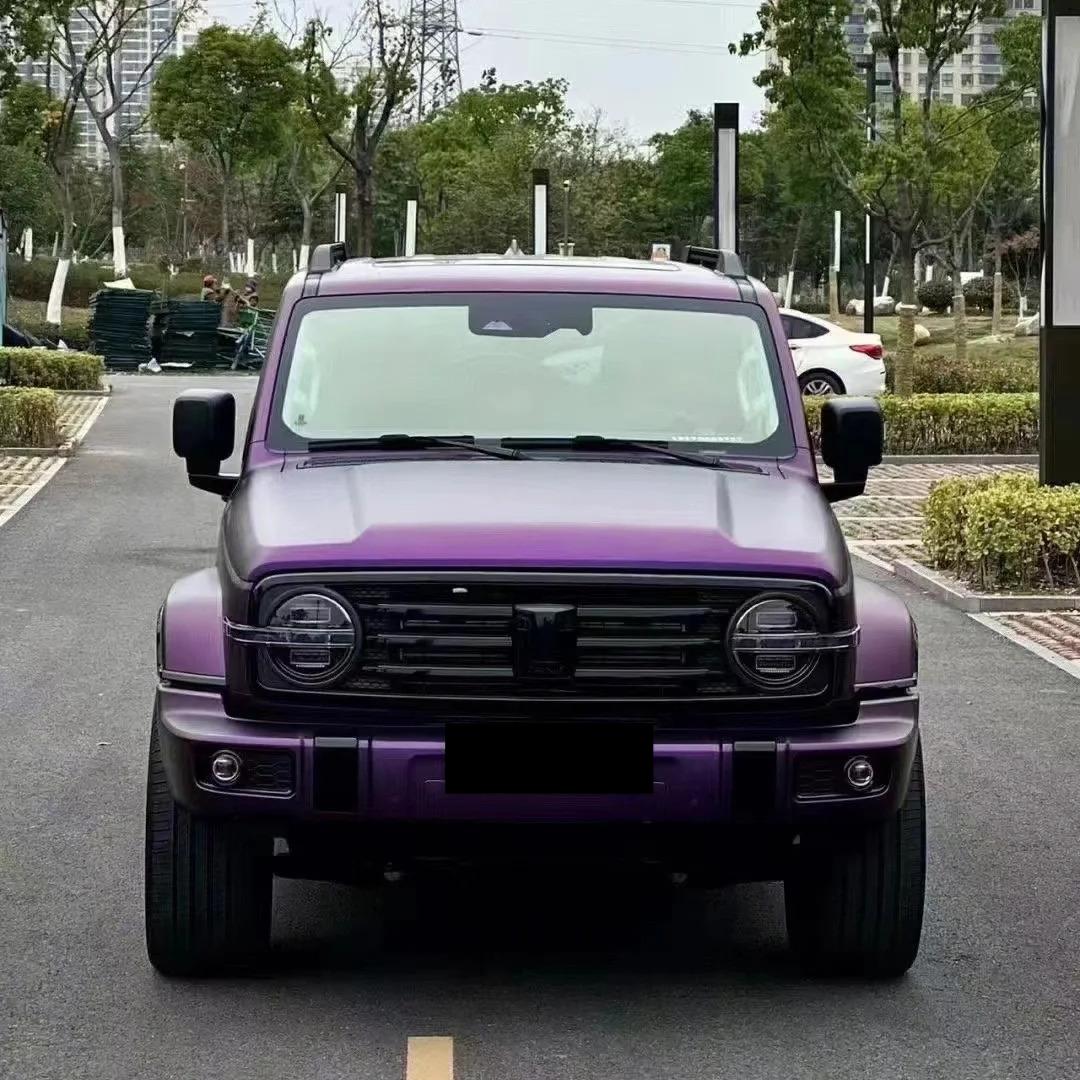 Matte Magic Purple Russian Violet Purple Car Vinyl Wrap PET review Storm 02