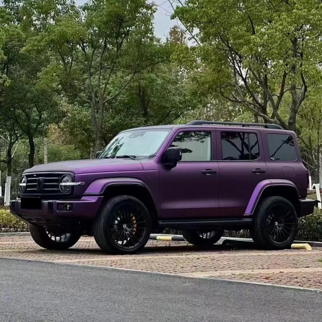 Matte Magic Purple Russian Violet Purple Car Vinyl Wrap PET review Storm 00