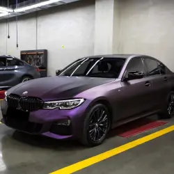 Matte Russian Violet Purple Car Vinyl Wrap  review Perfect 01