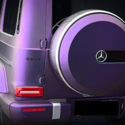 Matte Russian Violet Purple Car Vinyl Wrap  review Heat 02
