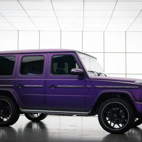 Matte Magic Purple Russian Violet Purple Car Vinyl Wrap PET review 