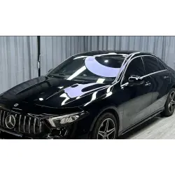 Super Glossy Piano Black Car Vinyl Wrap Porsche BMW PET  review Superior 03