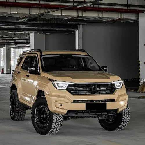 Gloss AMG Desert Yellow Car Vinyl Wrap PET review 