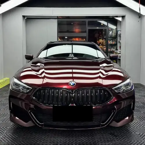 Gloss Metallic Black Rose Car Vinyl Wrap review 