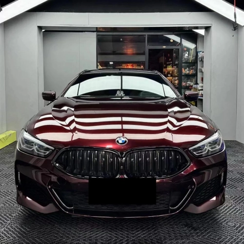 Gloss Metallic Black Rose Car Vinyl Wrap PET reviewed by