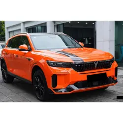 Gloss Crystal Orange Car Vinyl Wrap review Orange 02