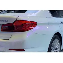 Gloss Chameleon Purple White Car Vinyl Wrap PET review Close 02