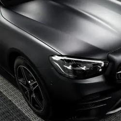 Ultra Matte Casting Black Car Vinyl Wrap Tesla  BMW review Black 01
