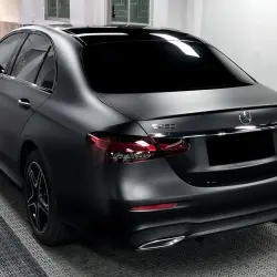 Ultra Matte Casting Black Car Vinyl Wrap Tesla  BMW review Black 04