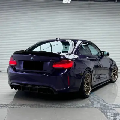 Gloss Metallic Midnight Purple Car Vinyl Wrap BMW  review Mustang 02
