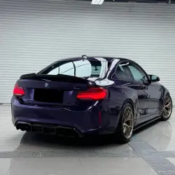 Gloss Metallic Midnight Purple Car Vinyl Wrap BMW  review Mustang 03
