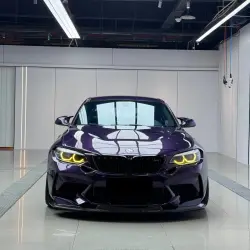 Gloss Metallic Midnight Purple Car Vinyl Wrap BMW  review Mustang 02
