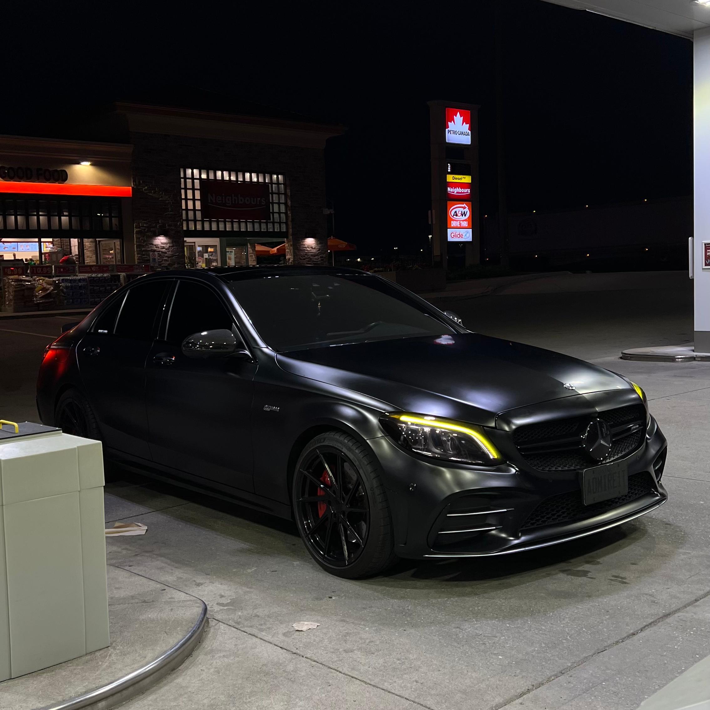 Matte Satin Black Ceramic Black Car Vinyl Wrap BMW  PET  review Ceramic 02