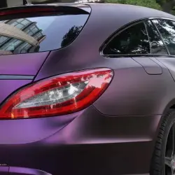 Ultra Matte Metallic Dark Purple Car Vinyl Wrap review Purple 04