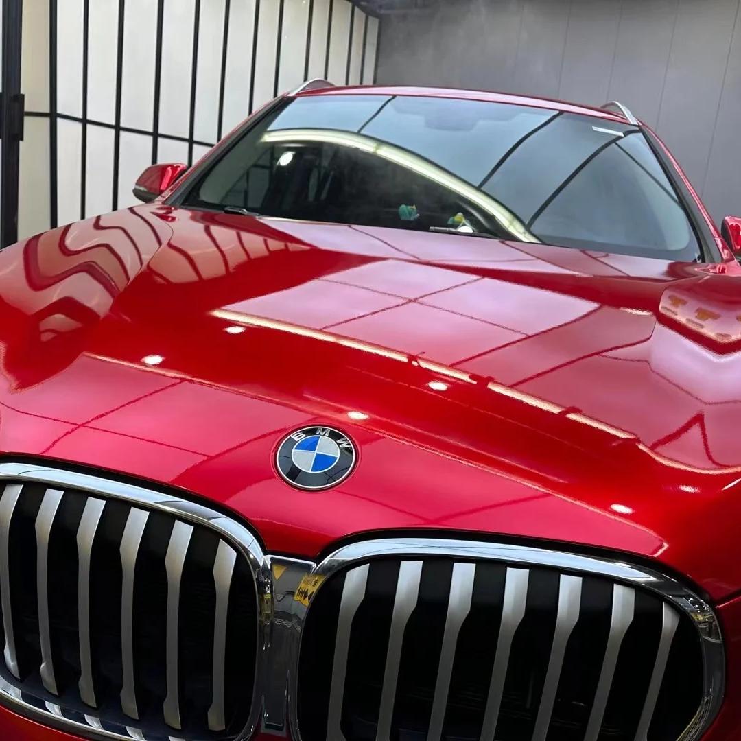 Gloss Metallic Vampire Red Car Vinyl Wrap Paper Backing  review Perfecrt 01