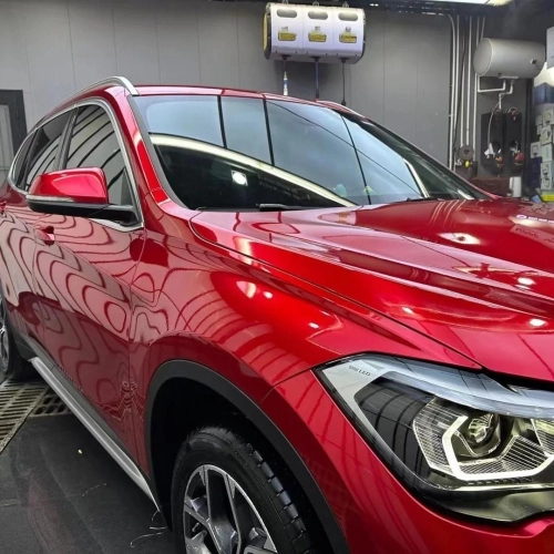 Gloss Metallic Vampire Red Car Vinyl Wrap Paper reviewed by