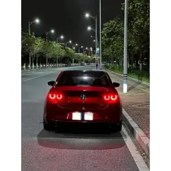 Gloss Metallic Vampire Red Car Vinyl Wrap review Aluko 03