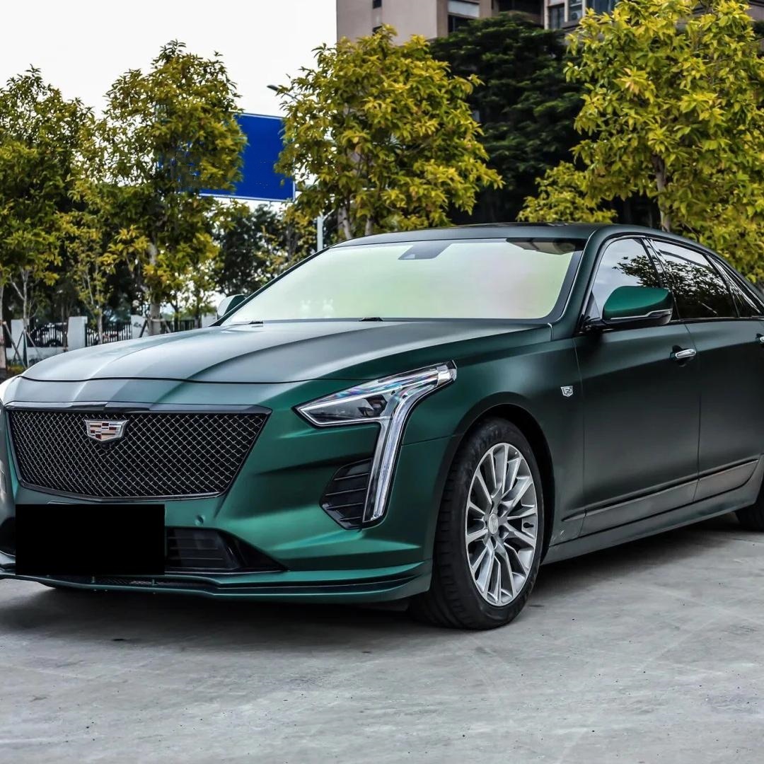 Matte Metallic Dark Green Car Vinyl Wrap Forest Green Wrap review Sense 01