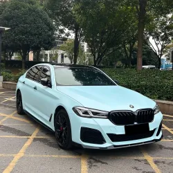 Ultimate Flat Light Blue Car Vinyl Wrap review Recent 01