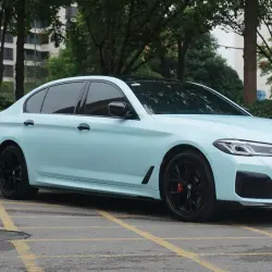 Ultimate Flat Light Blue Car Vinyl Wrap review Recent 02