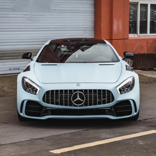 Ultimate Flat Light Blue Car Vinyl Wrap PET review 