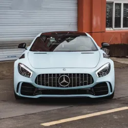 Ultimate Flat Light Blue Car Vinyl Wrap review Option 01