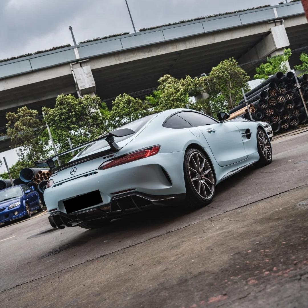 Ultimate Flat Light Blue Car Vinyl Wrap review Option 04