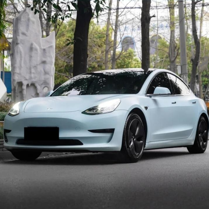 Ultimate Flat Light Blue Car Vinyl Wrap review Light 00