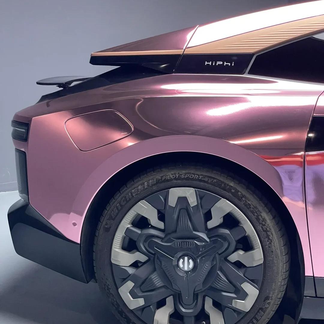 Gloss Mirror Chrome Rose Gold Car Vinyl Wrap PET review vibhanshu Sharma 01