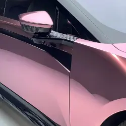 Gloss Mirror Chrome Rose Gold Car Vinyl Wrap Newest review vibhanshu Sharma 03