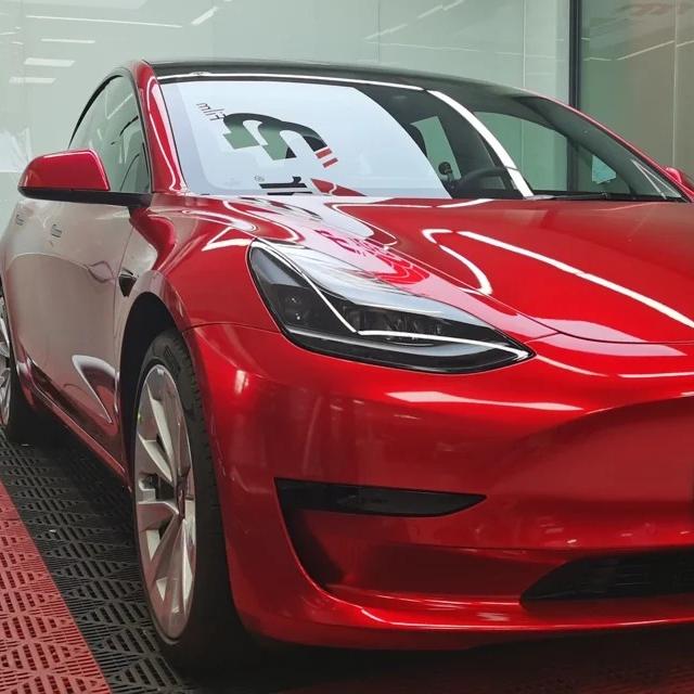 Gloss Metallic Vampire Red Car Vinyl Wrap Paper Backing  review Durable 00