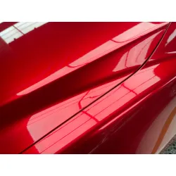 Gloss Metallic Vampire Red Car Vinyl Wrap review Finish