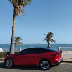 Gloss Metallic Vampire Red Car Vinyl Wrap review Liquid 04