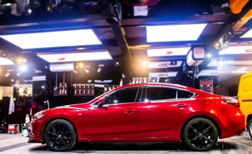 Gloss Metallic Vampire Red Car Vinyl Wrap Paper reviewed by