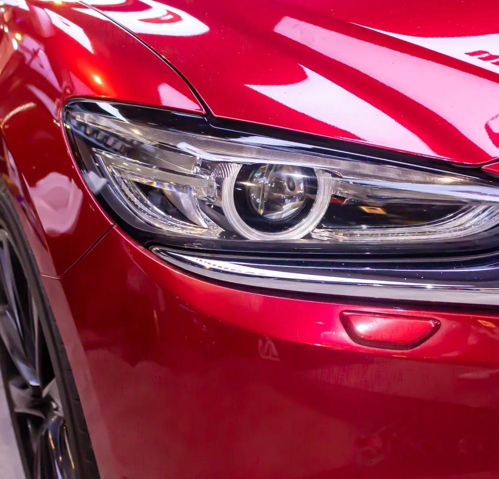 Gloss Metallic Vampire Red Car Vinyl Wrap Paper Backing  review Craig 02