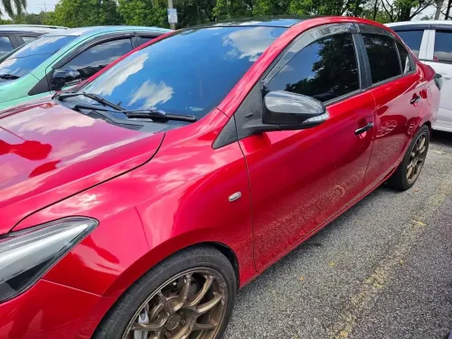 Gloss Metallic Vampire Red Car Vinyl Wrap review Dixie Gray