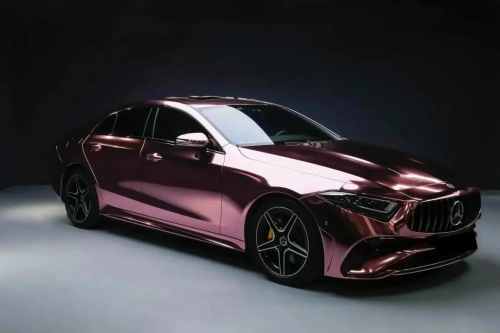 Gloss Mirror Chrome Rose Gold Car Vinyl Wrap PET reviewed by