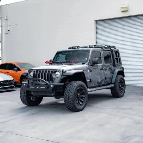 Matte Camo Black Car Vinyl Wrap| 3D Ghost Camouflage Black PET review 