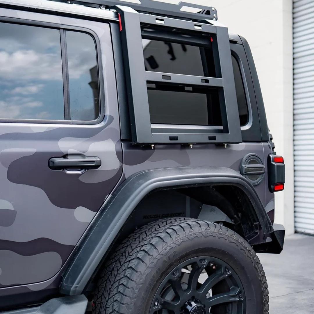 Matte Camo Black Car Vinyl Wrap| 3D Ghost Camouflage Black PET review Patience 03