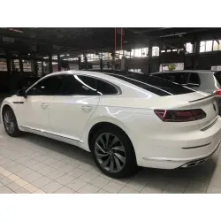 Gloss Metallic Chameleon Blue White Car Vinyl Wrap review Blue 03