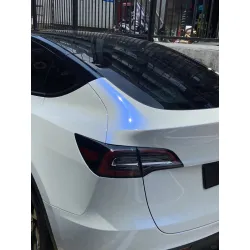 Gloss Metallic Chameleon Blue White Car Vinyl Wrap review junior