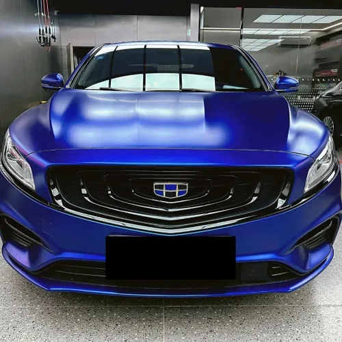 Matte Metallic Navy Blue Car Vinyl Wrap review 