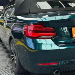Gloss British Racing Green Car Vinyl Wrap review Crease 07