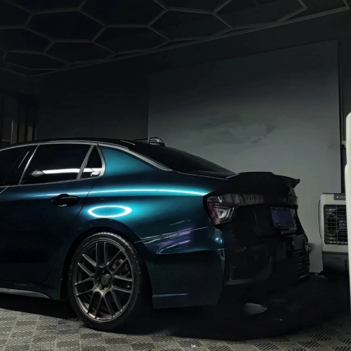 Gloss British Racing Green Car Vinyl Wrap PET review 