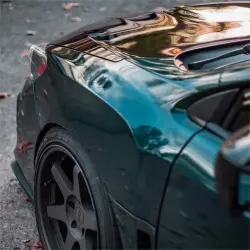 Gloss British Racing Green Car Vinyl Wrap review Racing 02