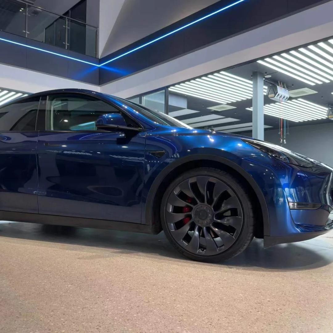 Gloss Indigo Blue Car Vinyl Wrap PET review Hassle