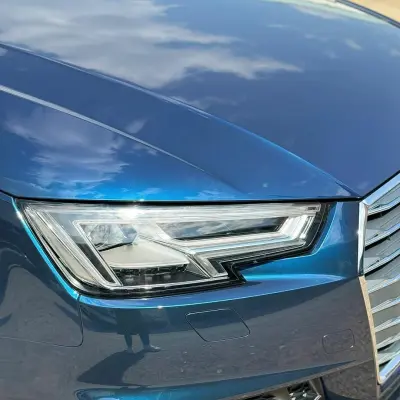 Gloss Indigo Blue Car Vinyl Wrap PET review  Elba P 02