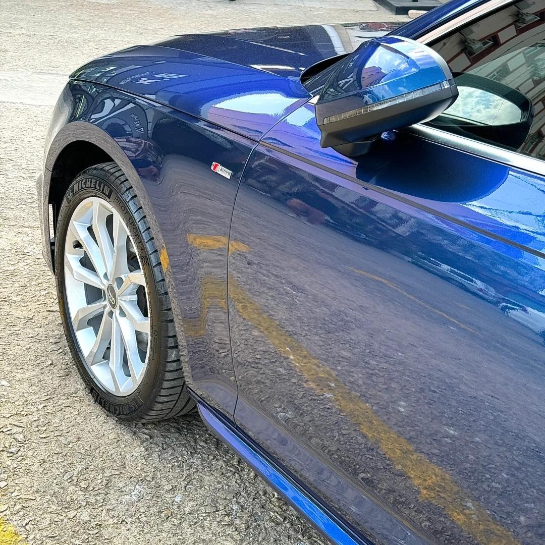 Gloss Indigo Blue Car Vinyl Wrap PET review Elba P 03