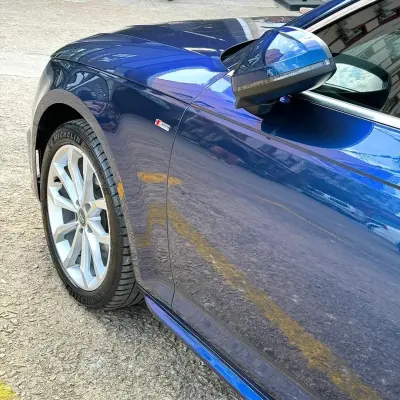 Gloss Indigo Blue Car Vinyl Wrap PET review  Elba P 03